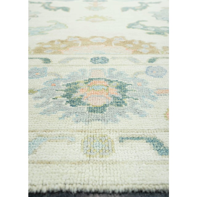 Turkish Oushak Rug 8'5" x 10'7" For Sale - Image 4 of 4