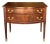 Mid 20th Century Federal Bow Front Flame Mahogany Server | Console | Petite Sideboard For Sale