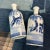 Blue Tokkuri Sake Bottles, Arita, Japan, 1940s, Set of 2 For Sale - Image 8 of 11