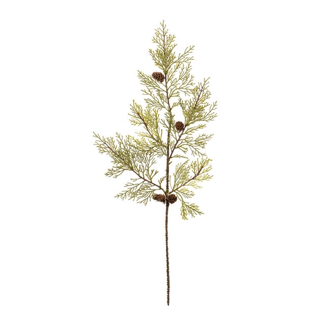 Bring the beauty of nature into your holiday decor with the Pine & Pinecone Spray. Featuring lush, variegated pine...