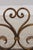 Gold Finish Iron Gothic Fireplace Fender Set For Sale - Image 9 of 13