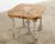 Tan Louis XIV Style Center Table Painted by Artist Ira Yeager For Sale - Image 8 of 13