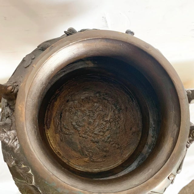 Antique Chinese Bronze Censer/Incense Burner For Sale - Image 4 of 10