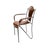1960s Vintage French Iron and Leather Armchair attributed to Jacques Adnet, 1960s For Sale - Image 5 of 10