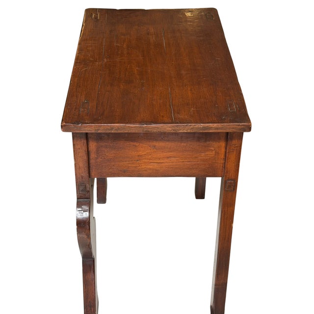 Rustic Guatemalan Nahuala Custom Carved Console or Side Table For Sale - Image 3 of 13