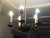 Empire Style Bronze Chandelier with Green Lacquered Bowl, 1950s For Sale - Image 17 of 18
