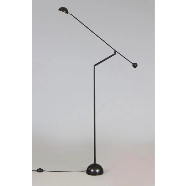 Black Flexible Black Floor Lamp from Soelken, Germany For Sale - Image 8 of 8