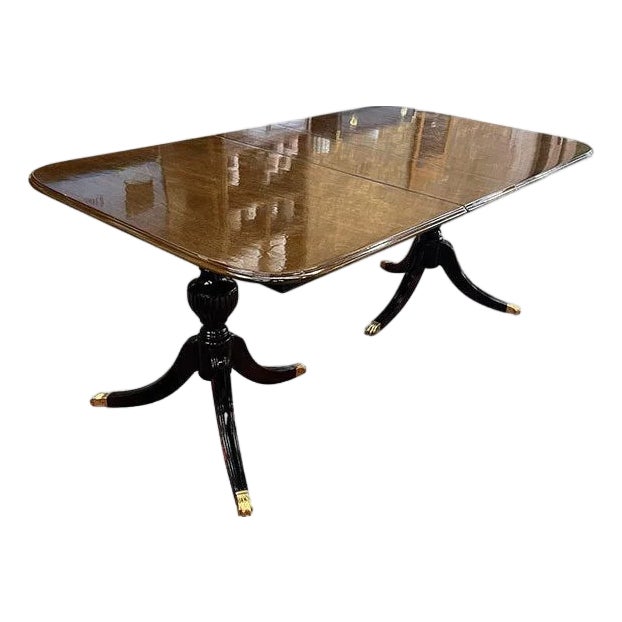 60-72" Extendable Finished Vintage Dining Table For Sale