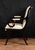 Empire French Armchair in Black Lacquer For Sale - Image 6 of 12