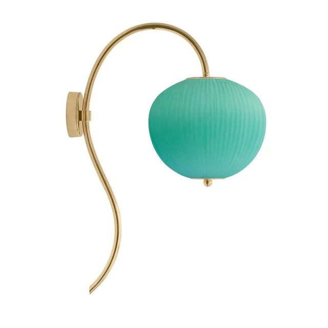 Wall lamp china 03 by magic circus editions dimensions: h 62 x w 26.2 x d 41.5 cm materials: brass, mouth blown glass...