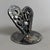 Simon Saronni, Heart Sculpture, 2025, Recycled Art Metal, in Flawless conditions. Designed from 2000 This piece has an...