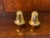 Shabby Chic Reduced- 1900s Gold Porcelain Salt Pepper Shakers For Sale - Image 3 of 3