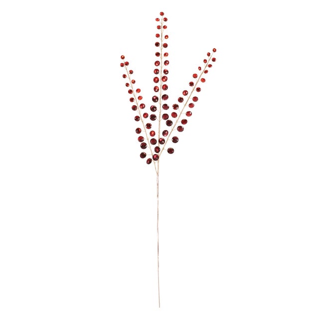 Add a touch of refined glamour to your holiday décor with this Ornate Decorative Jewel Spray set. Designed with delicate...
