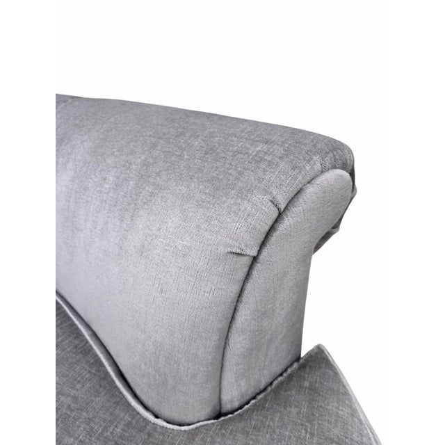 Textile MCM Attributed to Adrian Pearsall Kidney Shape Cloud Sofa Newly Reupholstered For Sale - Image 7 of 12