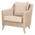 Brabbu "Como" Gray Velvet Upholstered Armchair For Sale