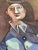 Abstract Pablo Picasso "Portrait" Limited Edition Lithograph, 1942/1950, Custom Framed Modernist Print For Sale - Image 3 of 4