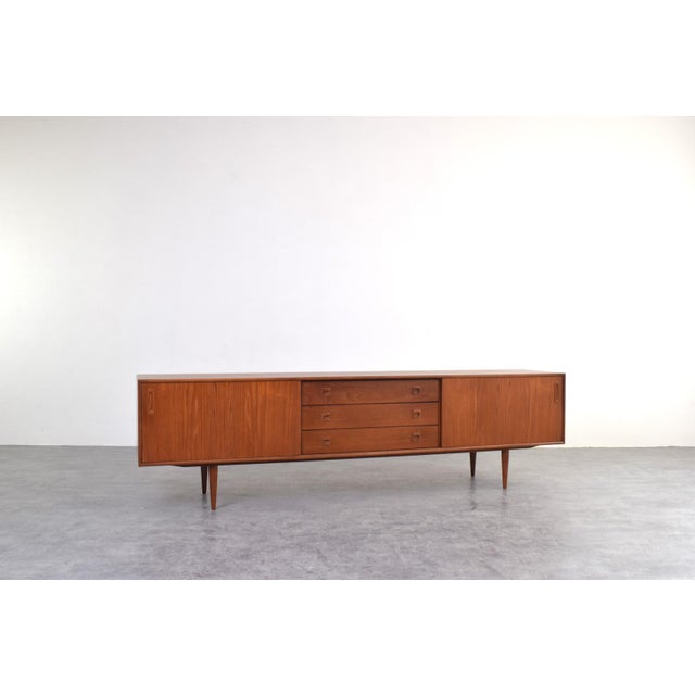 Mid-Century Danish Teak Sideboard, 1960s For Sale - Image 4 of 18