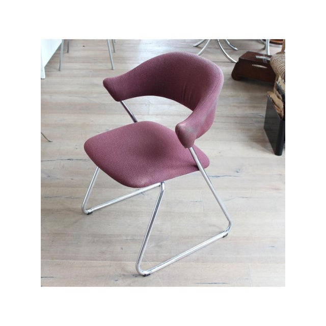 Metal Padded Chairs, 1970s, Set of 4 For Sale - Image 7 of 14