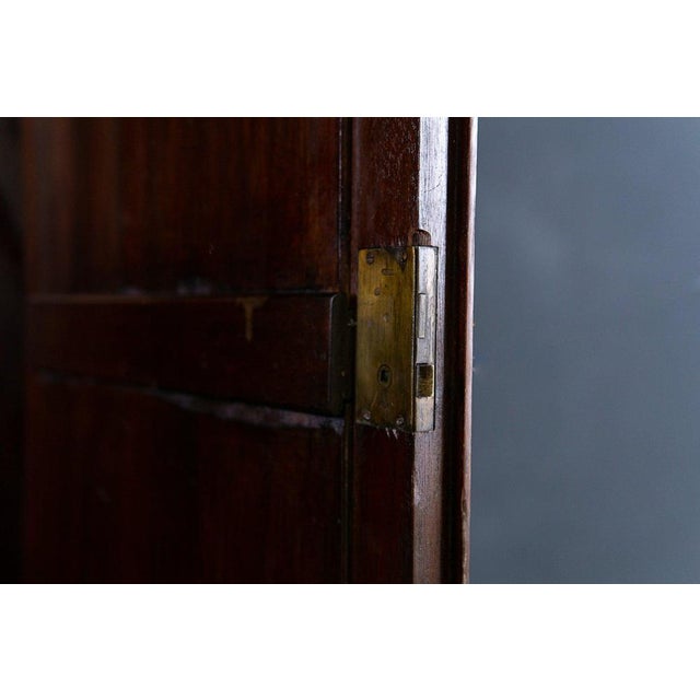 Vintage Brown Wood Cupboard For Sale - Image 10 of 18