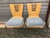 Stackable chairs with a chrome four-legged frame, ø = 20 x 1.5 mm, 2 stable crossbars under the seat with 4 fixing points....
