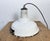 Industrial British White Enamel Factory Pendant Lamp from Benjamin, 1960s For Sale - Image 10 of 18