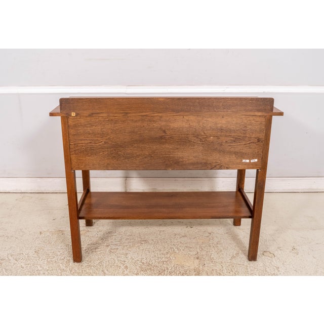 Stickley Mission Oak Arts & Crafts 4 Drawer Server Buffet For Sale - Image 15 of 18