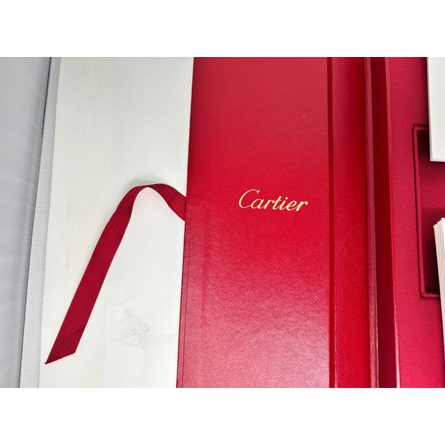 1990s Cartier Paris Luxury Stationery Set, Red Dragons Design, France, 1990s For Sale - Image 5 of 10