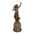 1860 Moreau Romantic Brown Gold Bronze Sculpture For Sale