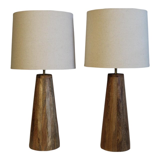 Pair of Early 20th Century Lightolier Influence Table Lamps For Sale