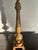 Vintage Mid-Century Modern Wescal Table Lamp With Faux Tortoiseshell Shade & Verdigris Finish For Sale In Dallas - Image 6 of 12