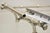 Vintaga Italian Hollywood Regency Faux Bamboo Silver Plated Serving Platter Stand For Sale - Image 9 of 10