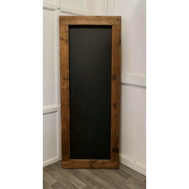 Recycled Pine Wine Bar Menu, Black Board. A good handsome piece simply made with 4” old pine and waxed and polished. The...