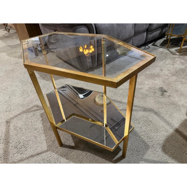 2020s Global Views Hexagon Side Table - Set of Two For Sale - Image 5 of 7