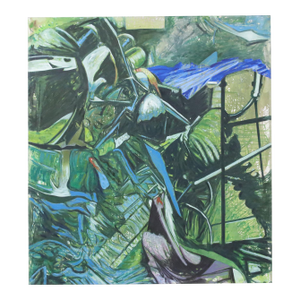 Large Oil on Canvas by Juan Carlos Lasser (1952 - 2007), Selvatico II