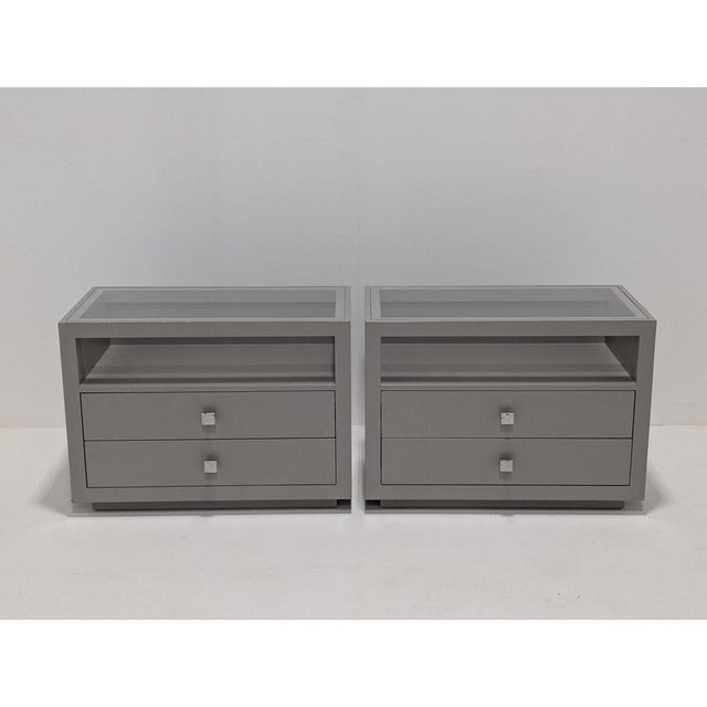 Large Bedside Tables by Ben Whistler, Set of 2 For Sale - Image 3 of 13