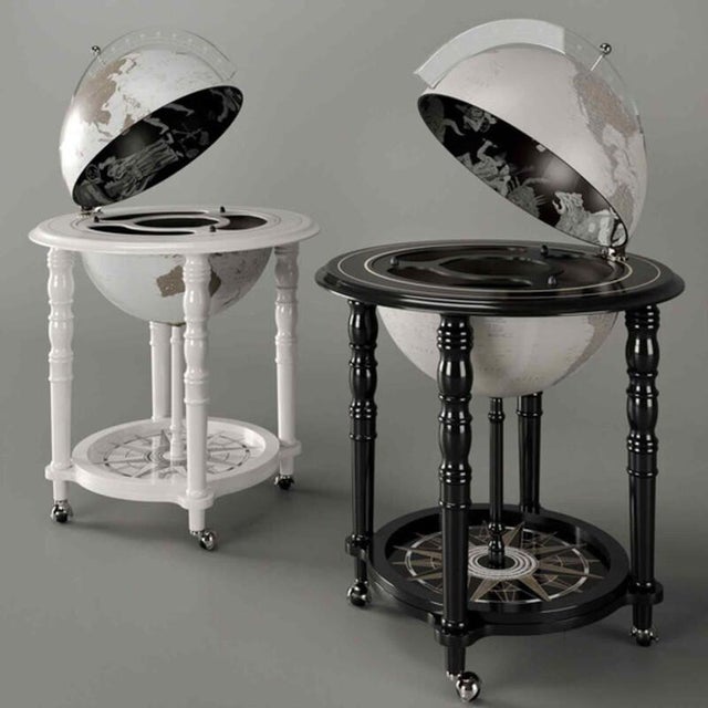 Contemporary Elegance Bar Globe by Zoffoli Mappamondi For Sale - Image 3 of 7