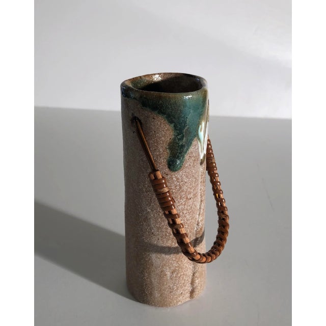 Late 20th Century Organic Ceramic Wall Pocket Vases For Sale - Image 5 of 12