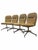Off-white 1970s Set of 4 Mid Century Modern Swivel Lounge/Dining Chairs For Sale - Image 8 of 8