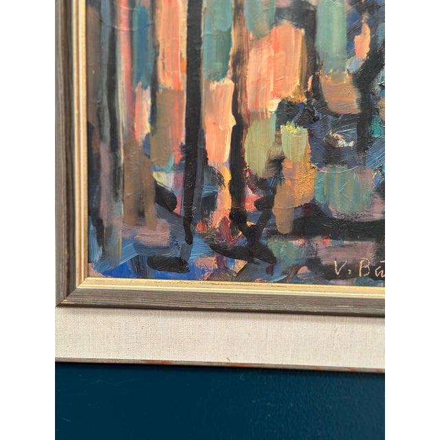 1960s Vidar Bäckman, Frösön, Östersund, 1964, Acrylic, Framed For Sale - Image 5 of 18