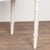 19th Century Swedish White Gustavian Three Drawer Side Table or Desk For Sale - Image 15 of 16