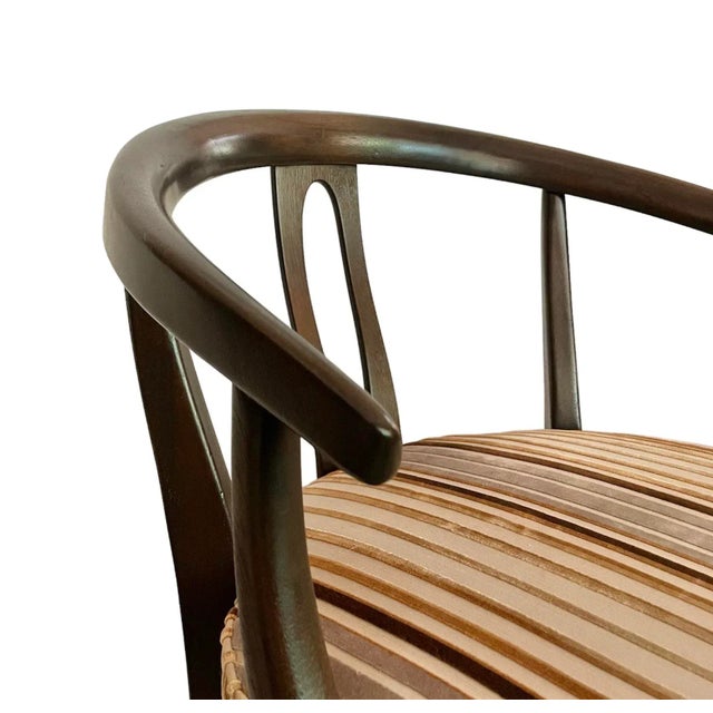 1960s Mid Century Modern Walnut Accent Chairs - a Pair For Sale - Image 9 of 13