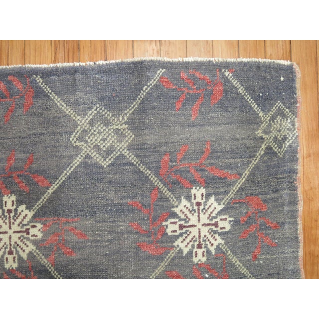 Zabihi Collection Vintage Turkish Konya Small Rug For Sale - Image 18 of 18