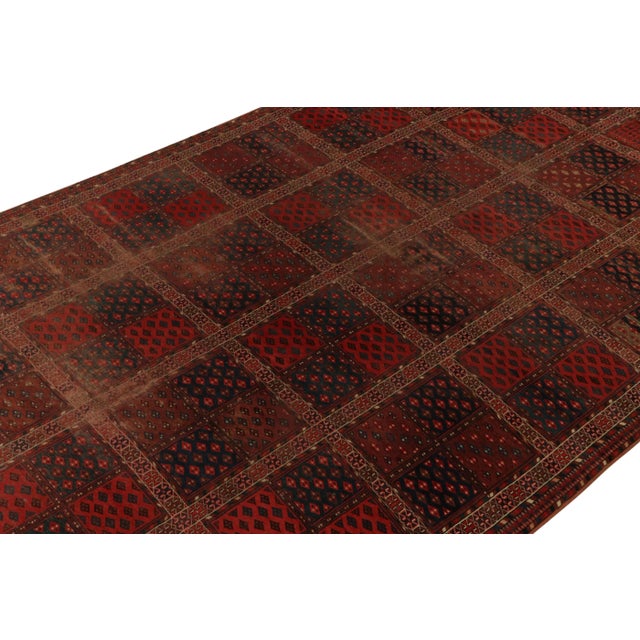 Hand-knotted in pure wool and originating circa 1950-1959 from Turkey, this monumental 9x22 vintage runner enters Rug &...
