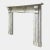 A well drawn and proportioned early 19th century antique Irish fireplace from the Regency period. The pilaster jambs with...