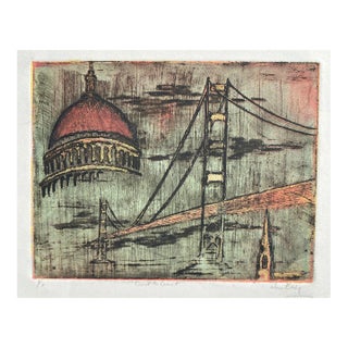Jane Eddy Coast to Coast Color Etching For Sale