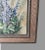 Mid 20th Century Vintage Ornate Oak Framed Artist Signed Floral Still Life Watercolor Painting For Sale - Image 4 of 8