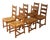 Brutalist Dining Chairs, Set of 6 For Sale