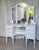 Beautiful Make up vanity table with 3 way mirror . This Romantic piece of furniture was manufactured during the 1930's ....