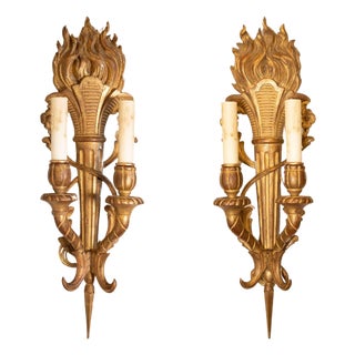 Pair of 19th Century French Sconces For Sale
