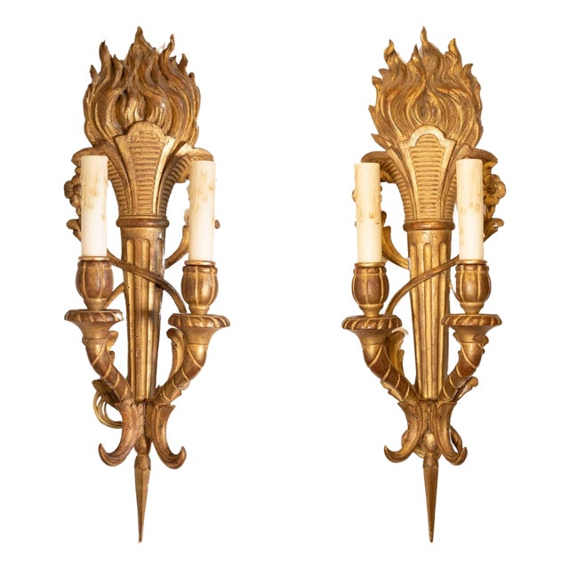 Pair of 19th Century French Sconces For Sale